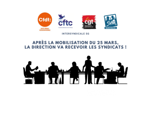 Communiqué de l’Intersyndicale SG 📣