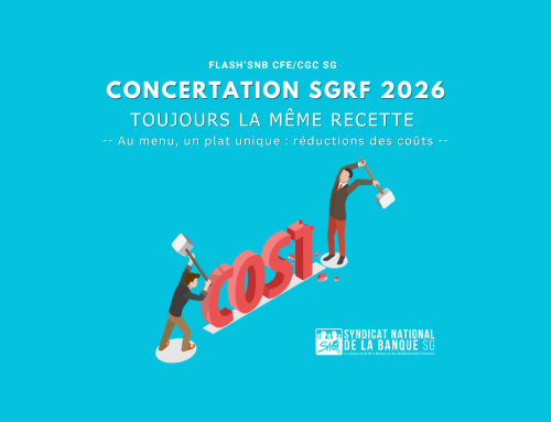 Concertation SGRF 2026 : Toujours la même recette !